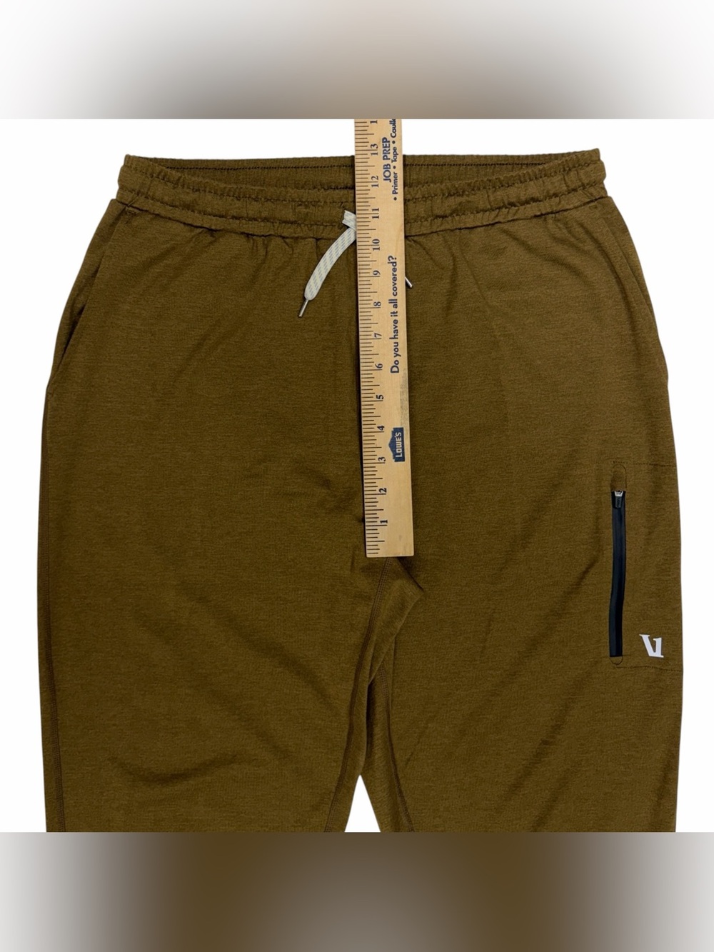 Vuori Sunday Performance Jogger Men Large Brown Athletic Tapered Sweat Pant V416 - Picture 6 of 9